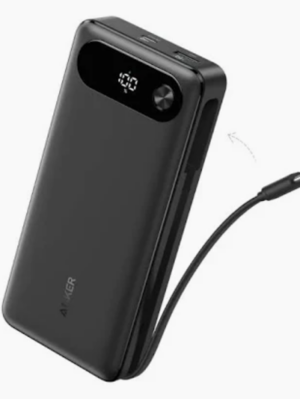 Anker 20K 87W Power Bank with Built-In USB-C Cable