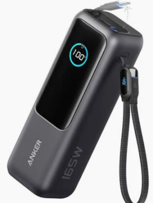 Anker 25K 165W Power Bank with Retractable USB-C