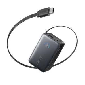 Anker Nano 10K 45W Power Bank with retractable USB-C Cable