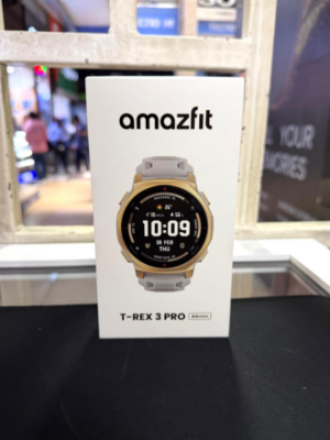 Amazfit T-Rex 3 Pro – Sapphire AMOLED GPS Smartwatch